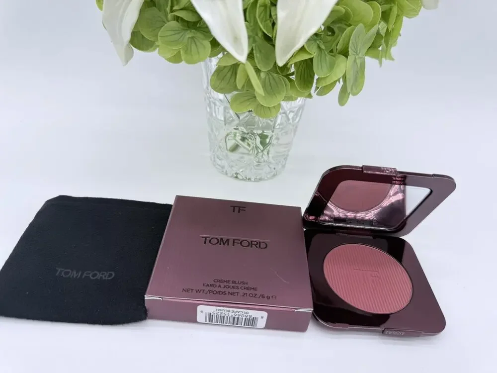 TOM FORD Creme Blush Cafe Blush 01 Rosy Nude Creamy Face Rouge .21oz / 6g